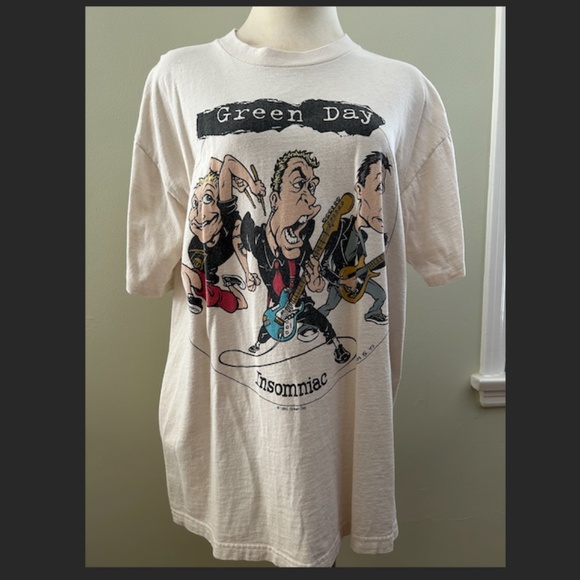 Shirts | Vintage Green Day Insomniac 1995 Tour Shirt | Poshmark